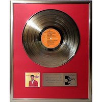 Collage Mit Elvis Presley - A Portrait in Music Goldene Schallplatte Gold Record von Musicclub