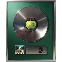 Collage Mit The Beatles - Abbey Road + Silberne/Goldene Schallplatte von Musicclub