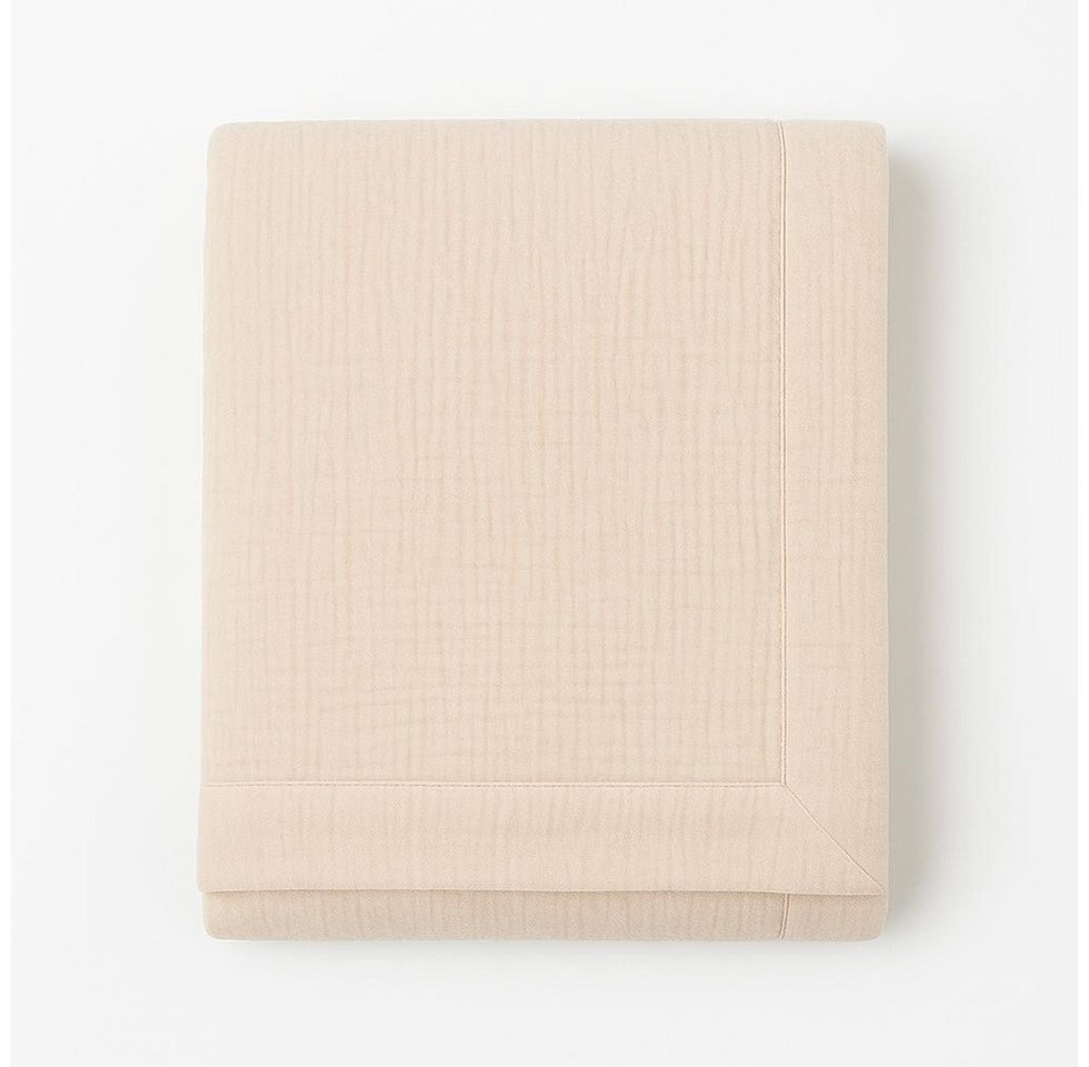 Wohndecke Musselin Decke aus Biobaumwolle in Beige in extra Groß, Musselin Welt Wohndecke Musselin Decke aus Biobaumwolle in Beige in extra Groß, Musselin Welt von Musselin Welt