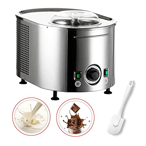 Musso Mini Lussino 4080 Gourmet Eiscreme-Maschine mit 2 Aromen und Silikonspatel | Italienische Eiscreme-Maschine für Zuhause | Vegane Eiscreme, Gelato, Sorbet, Slush-Eis | Stabil, Einfach zu benutzen von Musso