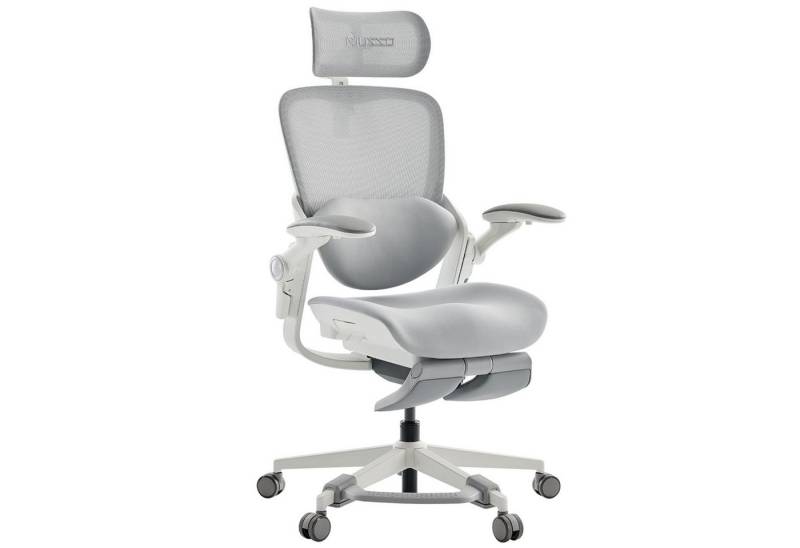 Musso Bürostuhl 135° Neigung, 3D-Lendenstütze, 4D-Kopfstütze & Fußstütze (1 St), Ergonomischer Computerstuhl, Homeoffice-Stuhl, Drehstuhl von Musso