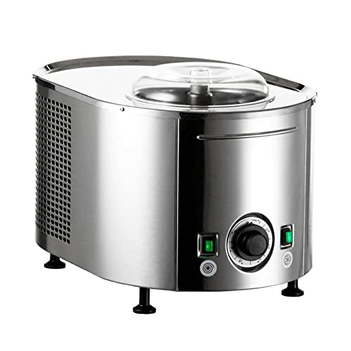 Musso Mini Lussino 4080 Eiscreme-Maschine | 0,75l Eiscreme in 30min | Italienische Eiscreme-Maschine für Zuhause | Vegane oder zuckerfreie Eiscreme, Gelato, Sorbet, Slush-Eis | Einfach zu benutzen von Musso