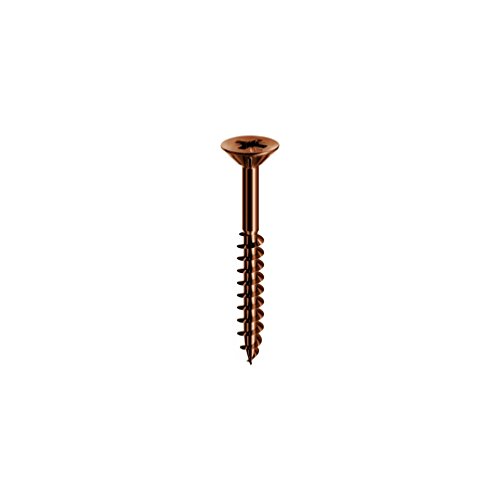 Schrauben Panelvit Kopf flach 4,5 x 80 bronziert PF (% 2) [Mustad] von MUSTAD