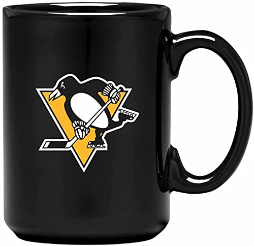 Pittsburgh Penguins Keramikbecher, 425 ml, Schwarz von Mustang Product