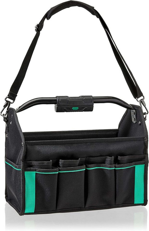 Mustbau Werkzeugtasche Beleuchtete Werkzeugtasche, zum Aufbewahren von Bohrern, Schraubendrehern von Mustbau
