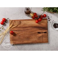 Akazienbrett Gr./ Schneidebrett Mit Individueller Gravur von MusteriaDE