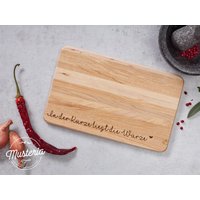 Birkenholzbrett Kl./Schneidebrett Mit Individueller Gravur von MusteriaDE