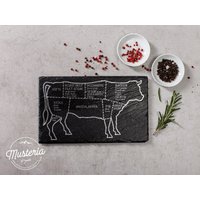 Schieferbrett/Schiefertafel Kochutensilien Mit Individueller Gravur von MusteriaDE