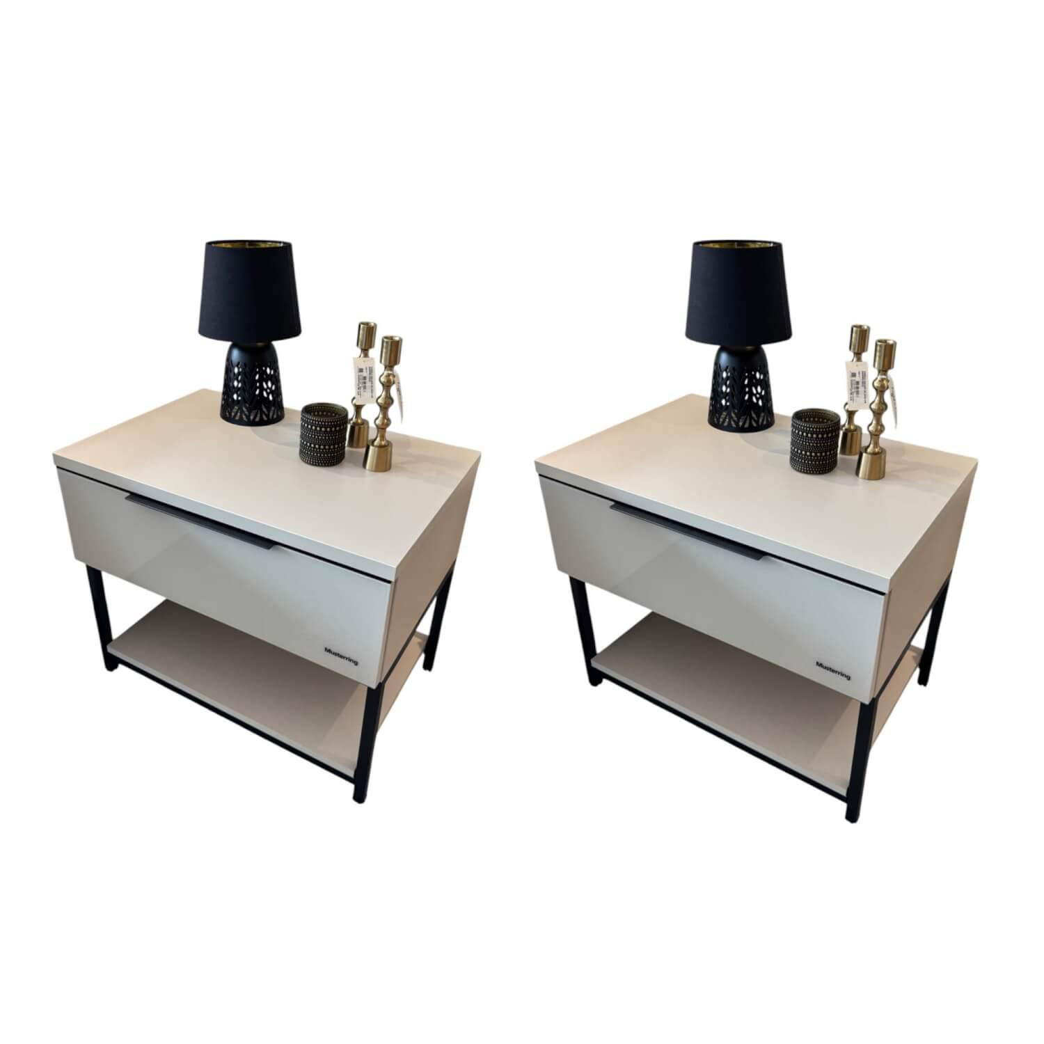 2er Set Nachtkonsole MR Covelo Sandglas Sand 91 Weiß Korpus Holz Weiß Griffleist... 2er Set Nachtkonsole MR Covelo Sandglas Sand 91 Weiß Korpus Holz Weiß Griffleist... von Musterring
