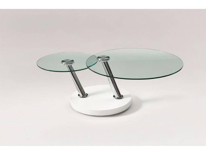 Couchtisch rund MR CT3100-W FABIA Klarglas /weiß Couchtisch rund MR CT3100-W FABIA Klarglas /weiß von Musterring