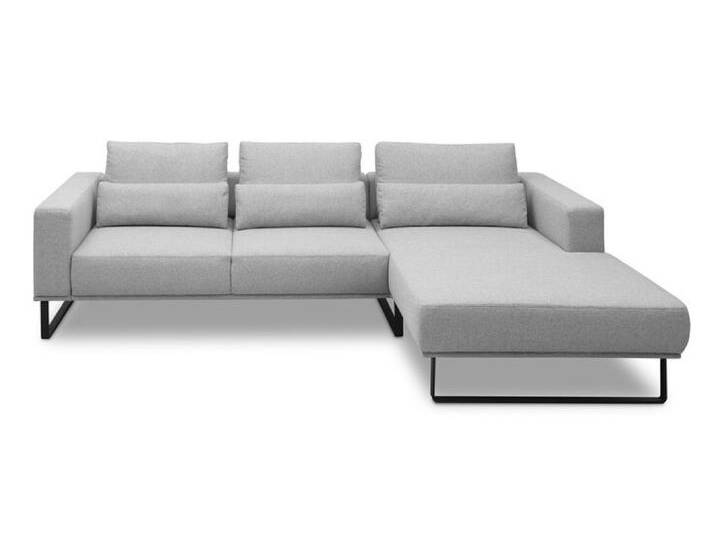 Ecksofa JustB! R light grey von Musterring