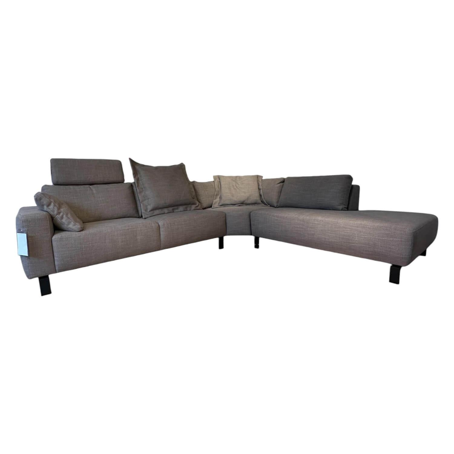 Ecksofa MR 4530 Bezug Stoff Picasso Taupe Grau Metallfuß 192 Schwarz Inklusive K... Ecksofa MR 4530 Bezug Stoff Picasso Taupe Grau Metallfuß 192 Schwarz Inklusive K... von Musterring