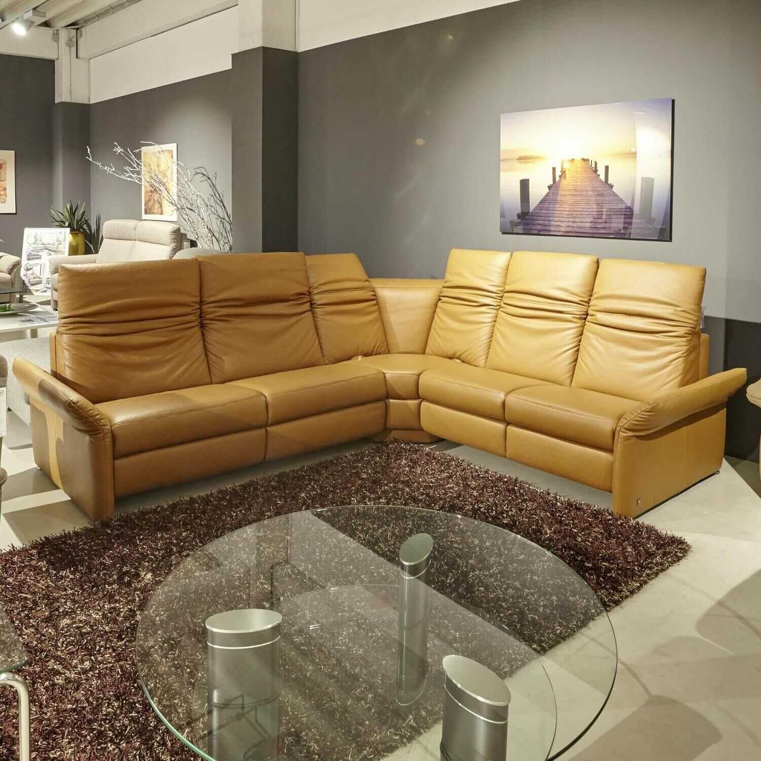 Ecksofa MR7300 Leder 22 Whisky Mit Relaxfunktionen Ecksofa MR7300 Leder 22 Whisky Mit Relaxfunktionen von Musterring