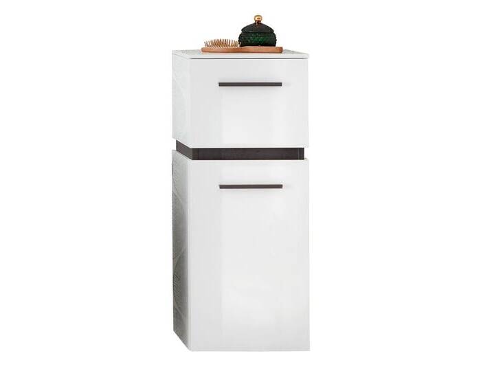 Highboard RIMINI schneeweiß/ dunkelgrau von Musterring