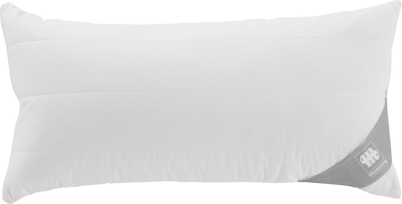Musterring Kunstfaserkopfkissen Moonz, Füllung: 3D-Hohlfaser, 100% Polyester (Außen) / Faserflaum, 100% Polyester (Innen), Bezug: feiner Baumwoll-Batist Nm 100, 100% Baumwolle von Musterring