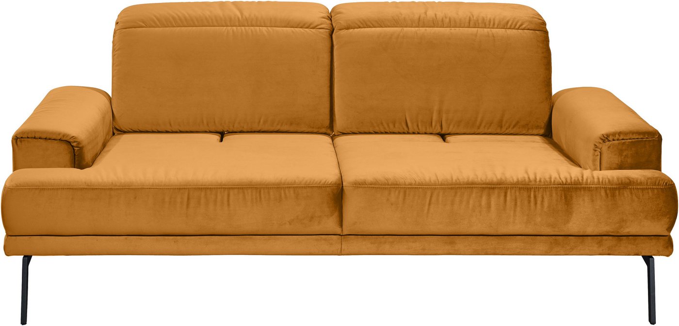 Musterring 2-Sitzer MR 4580, inkl. Kopf- und Sitztiefenverstellung, Fuß schwarz, B198 x T103 cm von Musterring