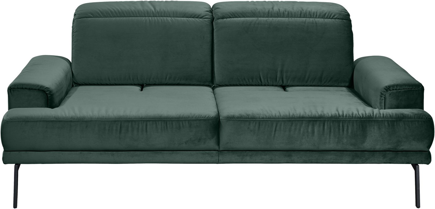 Musterring 2-Sitzer MR 4580, inkl. Kopf- und Sitztiefenverstellung, Fuß schwarz, B198 x T103 cm von Musterring