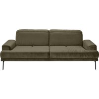 Musterring 3-Sitzer "MR 4580", inkl. Kopf- und Sitztiefenverstellung, Fuß schwarz, B228 x T103 cm von Musterring