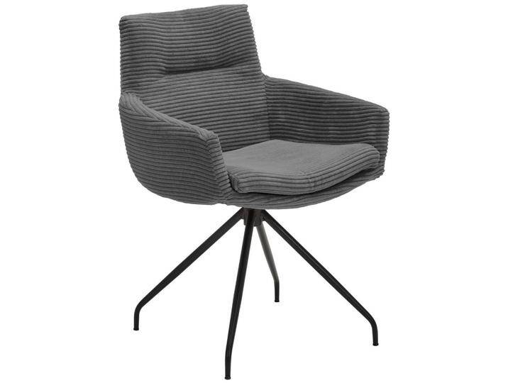 Musterring ARMLEHNSTUHL, Dunkelgrau, Stativgestell, 61x85x64 cm, Stühle Musterring ARMLEHNSTUHL, Dunkelgrau, Stativgestell, 61x85x64 cm, Stühle von Musterring