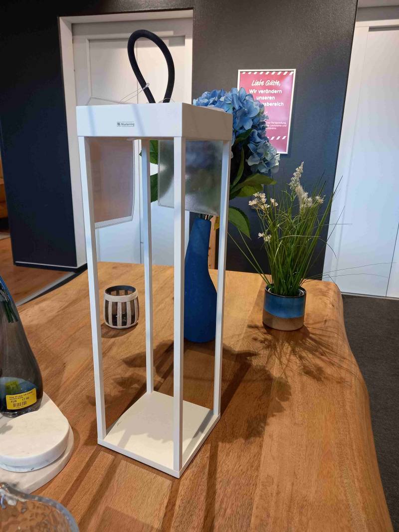 Musterring Akku-Laterne GRACE in weiß,Alu pulverbeschichtet Musterring Akku-Laterne GRACE in weiß,Alu pulverbeschichtet von Musterring