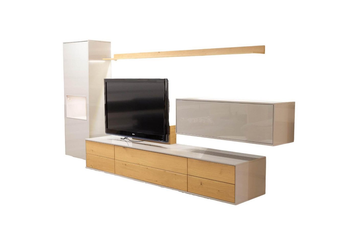 Musterring Anbauschrank Wohnwand Kara Frame 73029 Lack 2 Grau Absetzung Asteiche Musterring Anbauschrank Wohnwand Kara Frame 73029 Lack 2 Grau Absetzung Asteiche von Musterring