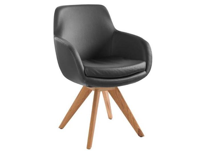 Musterring Armlehnstuhl Tavia Echtleder/Massivholz drehbar Musterring Armlehnstuhl Tavia Echtleder/Massivholz drehbar von Musterring