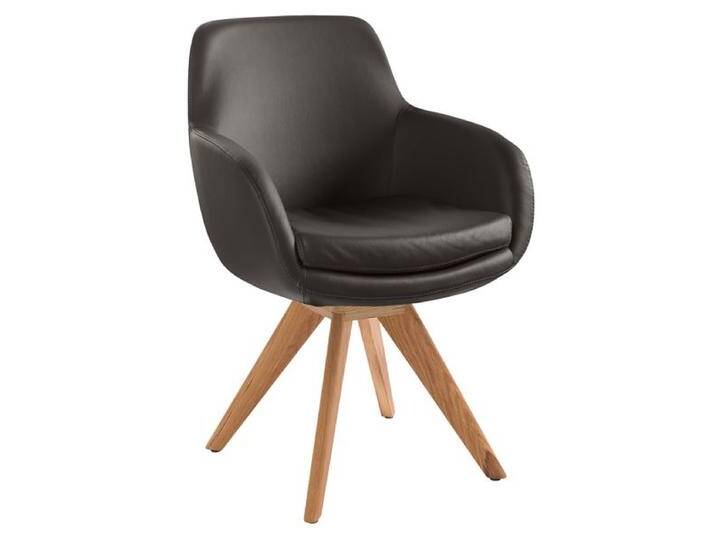 Musterring Armlehnstuhl Tavia Echtleder/Massivholz drehbar Musterring Armlehnstuhl Tavia Echtleder/Massivholz drehbar von Musterring