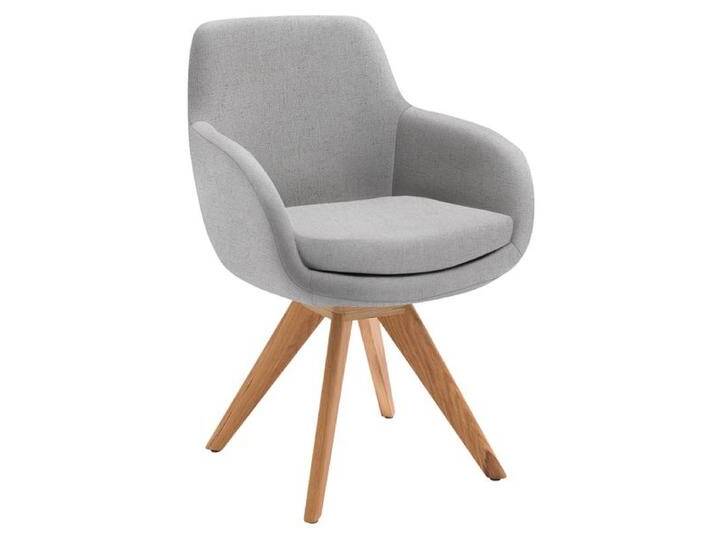 Musterring Armlehnstuhl Tavia Webstoff/Massivholz drehbar von Musterring