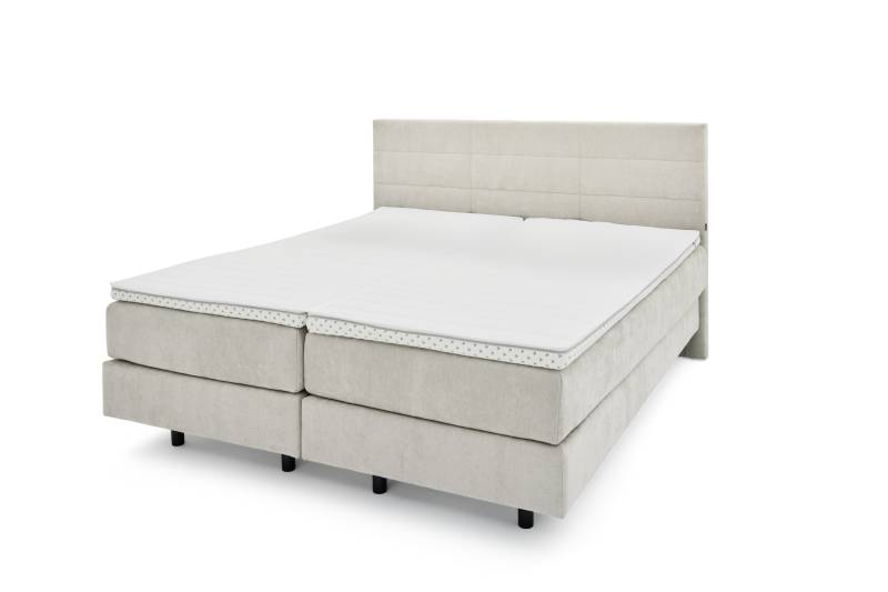 Musterring Boxspringbett EFORMA ca. 180x200cm in Stoff creme von Musterring