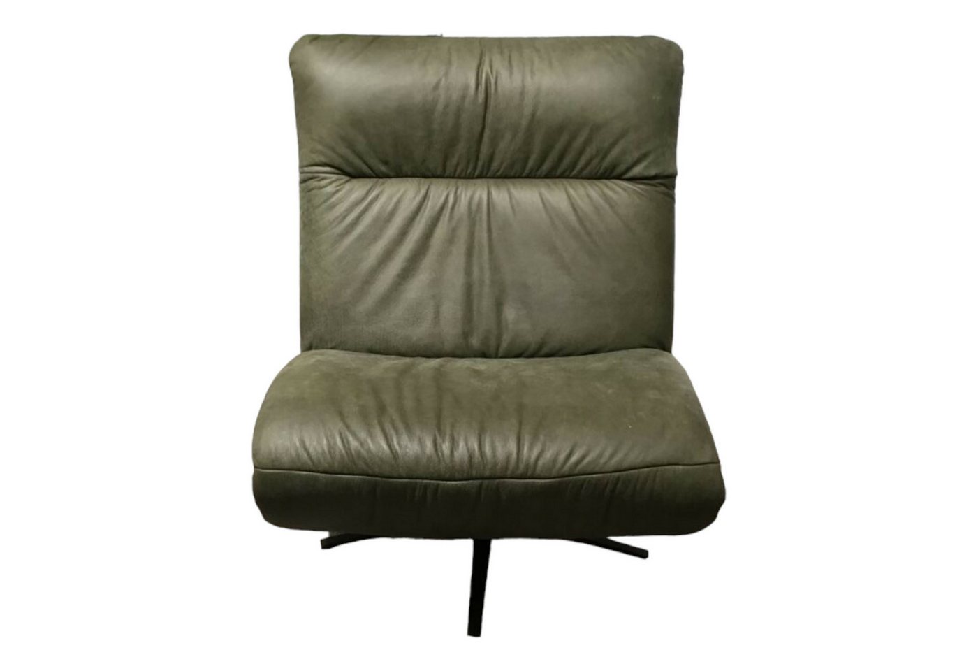 Musterring Cocktailsessel Relaxsessel MR 2342 Leder Z 78 36 Olive Grün Sternfuß von Musterring
