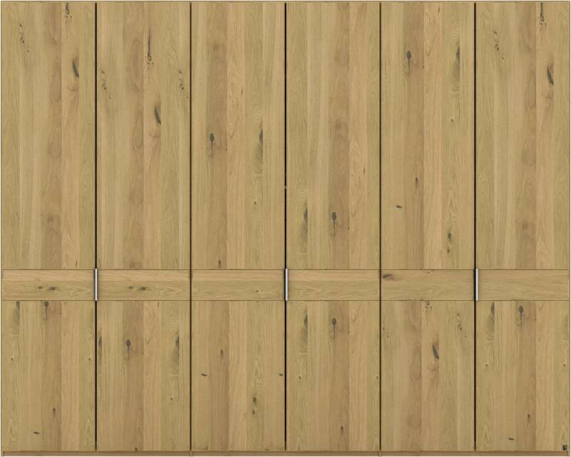 Musterring Drehtürenschrank Savona, Kleiderschrank, Schrank, Garderobe, teilmassiv Eiche (mit Türdämpfern, in 5 Breiten & 2 Höhen, extra Böden, MADE IN GERMANY) Türen in Bianco-Eiche massiv, mit Querriegel, verschiedene Größen von Musterring