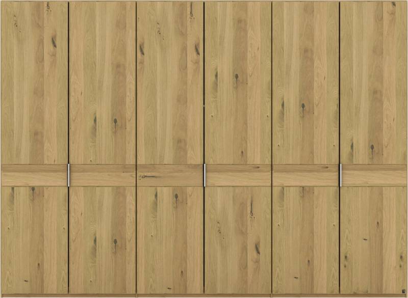 Musterring Drehtürenschrank Savona, Kleiderschrank, Schrank, Garderobe, teilmassiv Eiche (mit Türdämpfern, in 5 Breiten & 2 Höhen, extra Böden, MADE IN GERMANY) Türen in Bianco-Eiche massiv, mit Querriegel, verschiedene Größen von Musterring