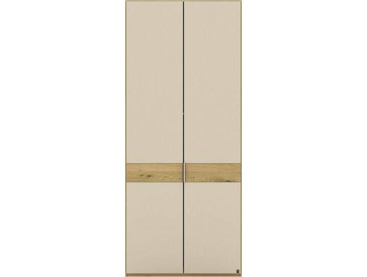 Musterring Drehtürenschrank Savona, Kleiderschrank, Schrank, Garderobe, teilmassiv Eiche (mit Türdämpfern, mit Spiegel oder Glas, extra Böden, MADE IN GERMANY) Türen in Bianco-Eiche massiv, Spiegel-/Glastüren, verschiedene Größen von Musterring