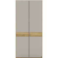 Musterring Drehtürenschrank "Savona, Kleiderschrank, Schrank, Garderobe, teilmassiv Eiche" mit Türdämpfern, mit Spiegel oder Glas, extra Böden, MADE IN GERMANY, Türen in Bianco-Eiche massiv, Spiegel-/Glastüren, verschiedene Größen von Musterring