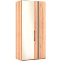 Musterring Drehtürenschrank "Sorrent, Kleiderschrank, Schrank, teilmassiv Eiche" mit Türdämpfern, in 5 Breiten & 2 Höhen, extra Böden, MADE IN GERMANY, Türen Eiche massiv oder als Parsol-Bronze-Spiegel, verschiedene Maße von Musterring