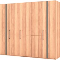 Musterring Drehtürenschrank "Sorrent, Kleiderschrank, teilmassiv Eiche" mit Türdämpfern, in 5 Breiten & 2 Höhen, extra Böden, MADE IN GERMANY, Türen in Eiche massiv mit Absetzung in Schiefer, verschiedene Maße von Musterring