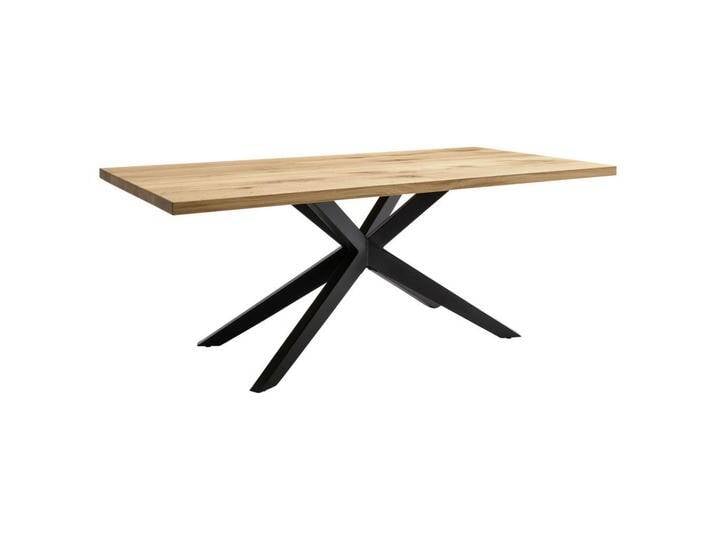 Musterring ESSTISCH TIAMA, Schwarz, Eiche, Holz, Eiche, massiv, rechteckig, eckig, Sternfuß, 100x77x200 cm, in verschiedenen Größen erhältlich, Musterring ESSTISCH TIAMA, Schwarz, Eiche, Holz, Eiche, massiv, rechteckig, eckig, Sternfuß, 100x77x200 cm, in verschiedenen Größen erhältlich, von Musterring