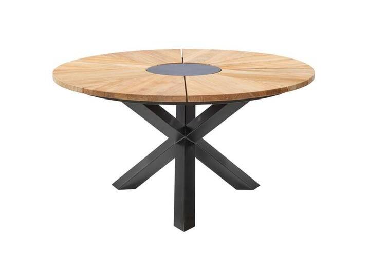Musterring England Gartentisch Ø160cm Aluminium/Teakholz Dunkelgrau Braun Musterring England Gartentisch Ø160cm Aluminium/Teakholz Dunkelgrau Braun von Musterring