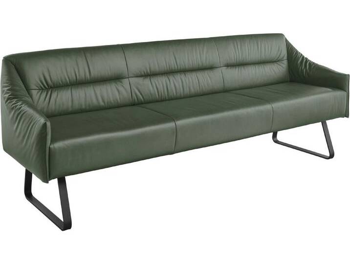 Musterring Essbank JustB! SP500 (1-St), Metallkufe schwarz, verschiedene Farben, Breite 220 oder 250 cm, green von Musterring