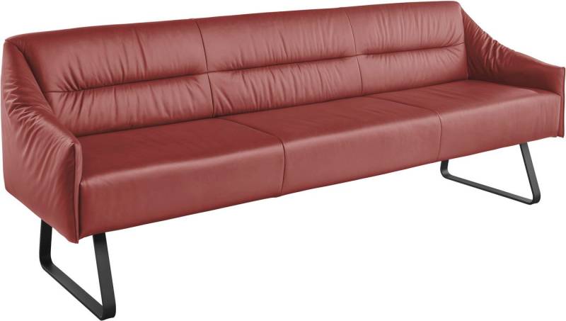 Musterring Essbank JustB! SP500 (1-St), Metallkufe schwarz, verschiedene Farben, Breite 220 oder 250 cm von Musterring