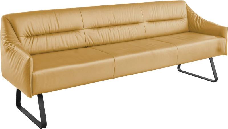 Musterring Essbank JustB! SP500 (1-St), Metallkufe schwarz, verschiedene Farben, Breite 220 oder 250 cm von Musterring