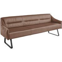 Musterring Essbank "JustB SP500", (1 St.), Metallkufe schwarz, verschiedene Farben, Breite 220 oder 250 cm von Musterring