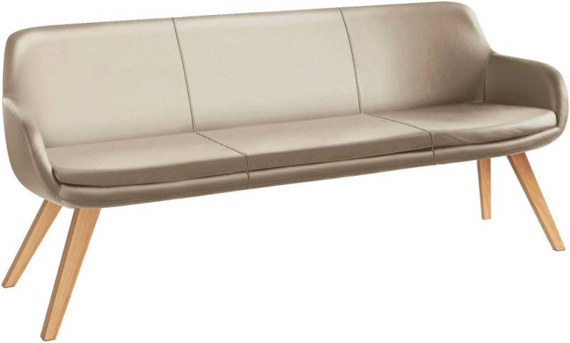Musterring Essbank Tavia, Stativgestell aus Eiche bianco massiv, Breite 180, 200 oder 220 cm von Musterring