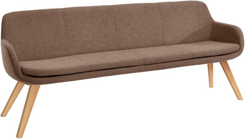 Musterring Essbank Tavia, Stativgestell aus Eiche bianco massiv, Breite 180, 200 oder 220 cm von Musterring