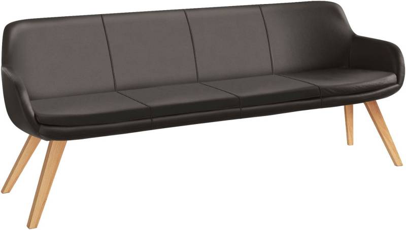 Musterring Essbank Tavia, Stativgestell aus Eiche bianco massiv, Breite 180, 200 oder 220 cm von Musterring