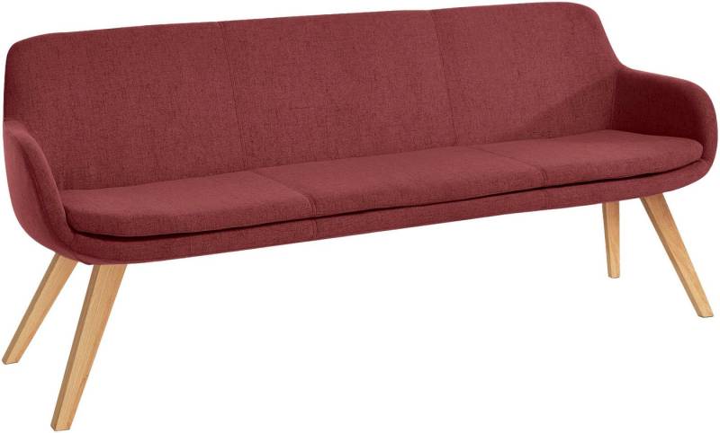 Musterring Essbank Tavia, Stativgestell aus Eiche bianco massiv, Breite 180, 200 oder 220 cm von Musterring