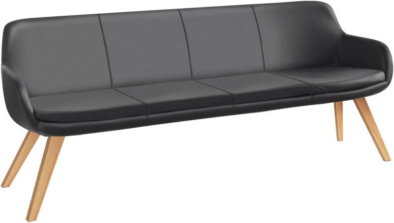 Musterring Essbank Tavia, Stativgestell aus Eiche bianco massiv, Breite 180, 200 oder 220 cm von Musterring