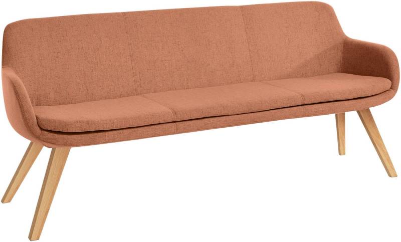 Musterring Essbank Tavia, Stativgestell aus Eiche bianco massiv, Breite 180, 200 oder 220 cm von Musterring