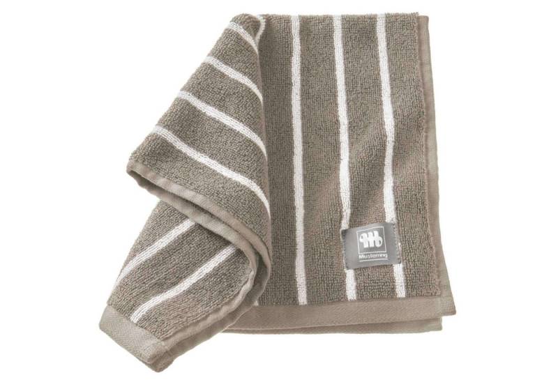 Musterring Gästehandtuch NEEDLESTRIPE Gästehandtuch, Baumwolle (1-St), 30 x 50 cm in Grau von Musterring