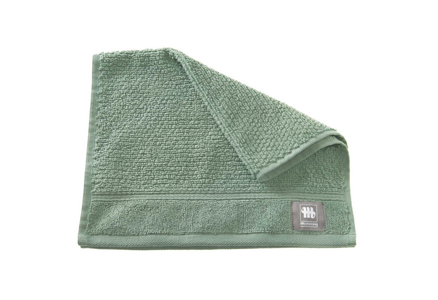 Musterring Gästehandtuch SOLID Gästehandtuch, Baumwolle (1-St), 30 x 50 cm in Grün von Musterring